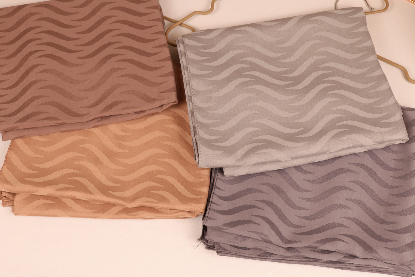 Graceful Welle Jacquard Hijab