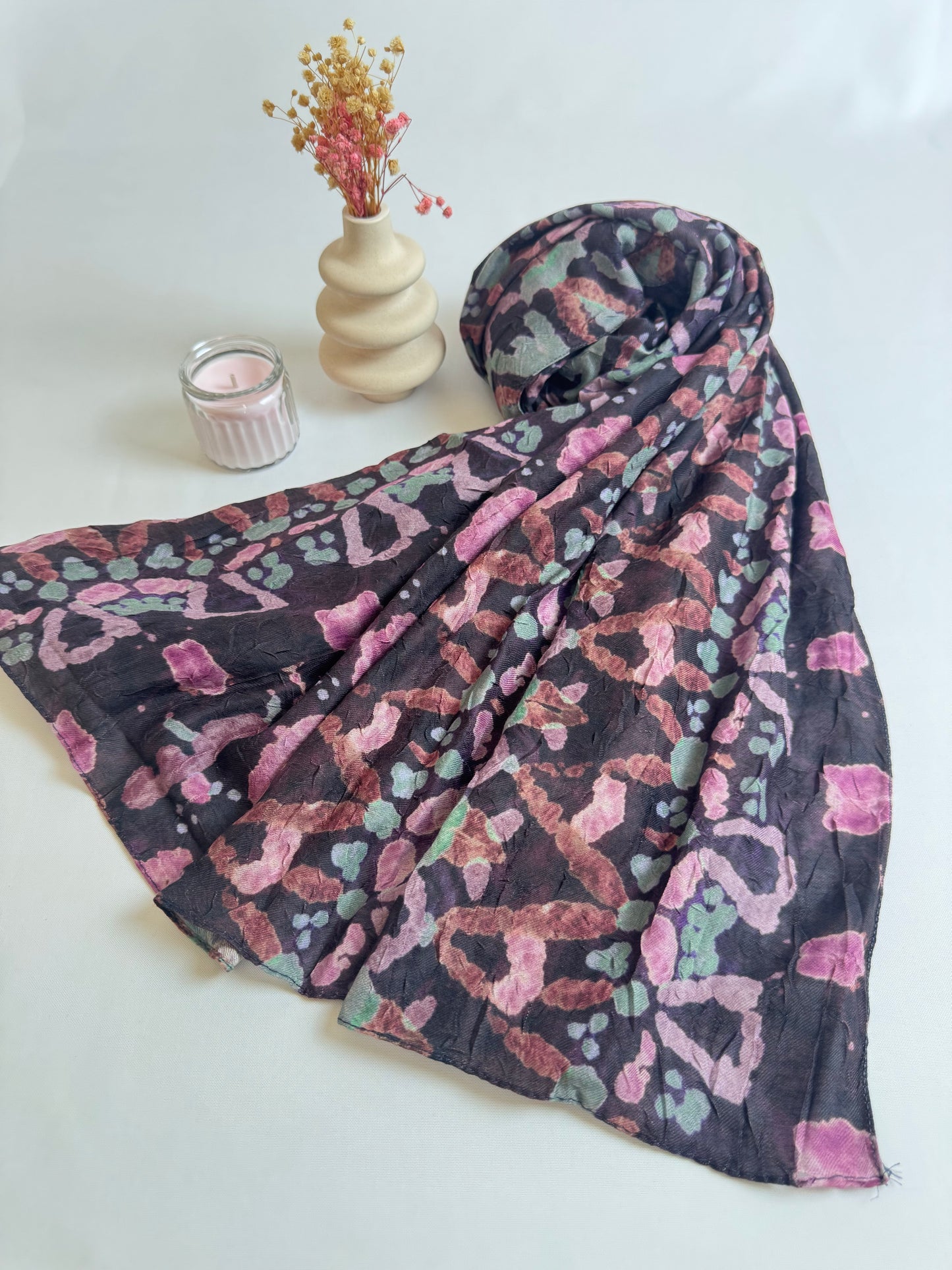 Bamboo Abstract ZigZag Hijab