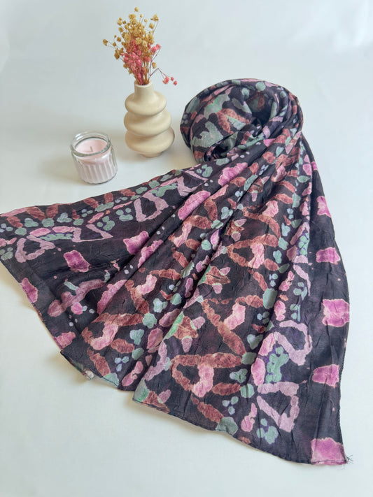 Bamboo Abstract ZigZag Hijab