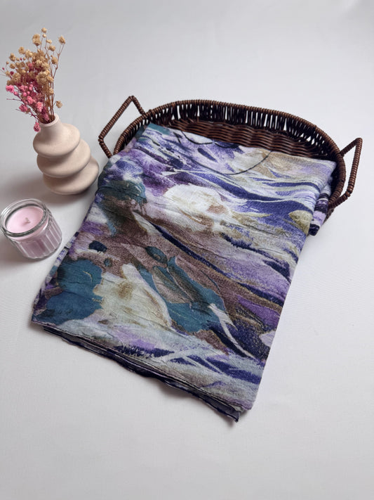 Bamboo Mural Pattern Hijab