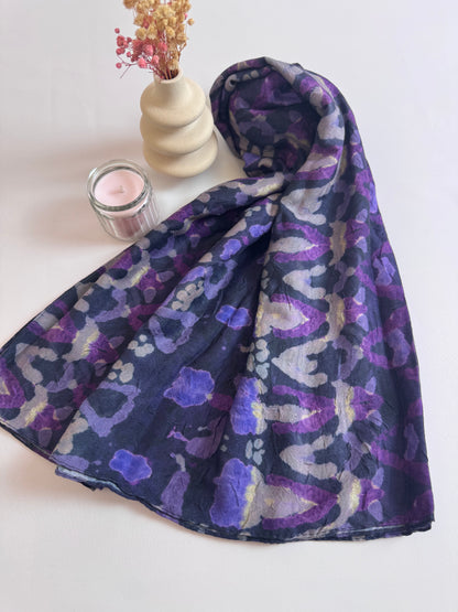 Bamboo Abstract ZigZag Hijab